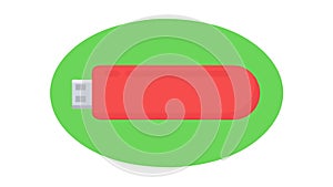 Portable USB Stick, Digital Data Storage and Connectivity, vector design Generative AI