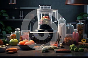 Portable and versatile food processors with multip