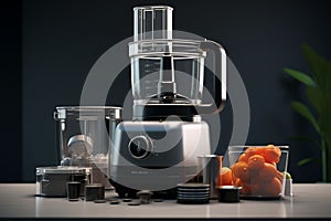 Portable and versatile food processors with multip