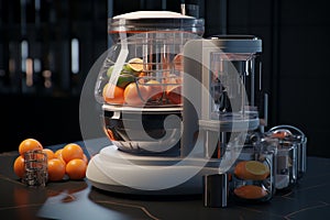 Portable and versatile food processors with multip