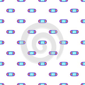 Portable video game console pattern, cartoon style