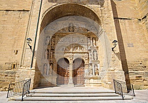 Portada Principal at the Saint Thomas Church of Haro, La Rioja photo