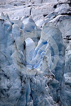 Portage Glacier Alaska Close Up
