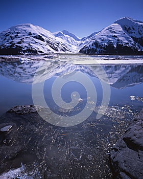 Portage Lake, Alaska, in early summer