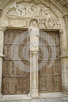 Portal of the Church Saint Thibault