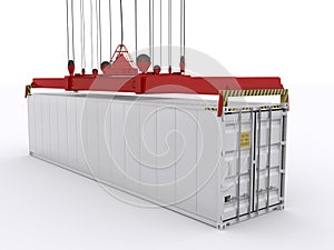 Portal Crane load Container