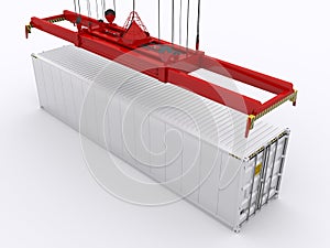 Portal Crane load Container