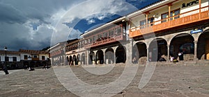 Portal de Carnes. Plaza de Armas. Cusco. Peru