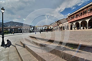 Portal de Carnes. Plaza de Armas. Cusco. Peru