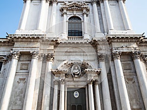 portal of Duomo Nuovo ( New Cathedral) in Brescia