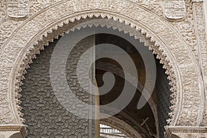 Portal el Perdon Entrance, Seville Cathedral, Spain photo