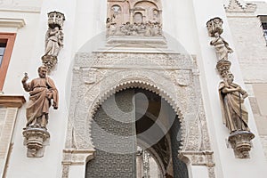 Portal el Perdon Entrance, Seville Cathedral, Spain photo