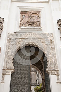 Portal el Perdon Entrance, Seville Cathedral, Spain photo