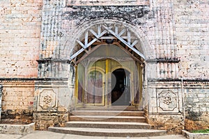 Portal of Lazi church on Siquijor island, Philippine