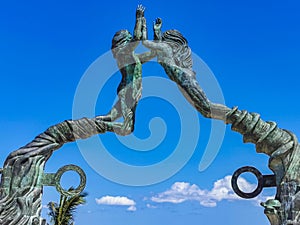 Portal Maya in the Fundadores park Playa del Carmen Mexico photo