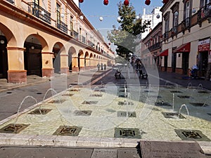 Portal November 20, portals, in the Centre of the city of Toluca, Mexico