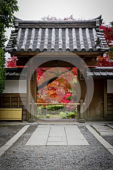 portal in Ryoan ji temple