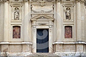 Portal of St. Catherine church and Mausoleum of Ferdinand II, Graz