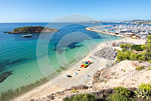 Portals Nous beach playa and marine, Mallorca, Spain