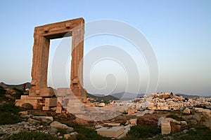 Portara, Temple of Apollo. Naxos island