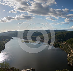 Portas de Rodao lake overview