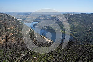 Portas de Rodao landscape nature in Vila Velha de Rodao, in Portugal