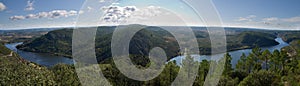 Portas de Rodao panorama from castle viewpoint photo