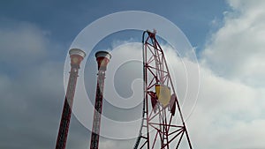 PortAventura roller coaster amusement park, Port Aventura travel destination, Salou, Spain