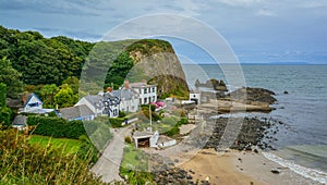 Portbradden, small villagenear Ballintoy, County Antrim, Northern Ireland.