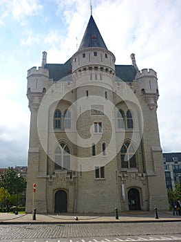 Porte de Hal in central Brussels, Belgium,