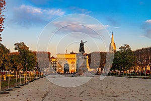 Porte du Peyrou, Arc de Triomphe in Montpellier, France