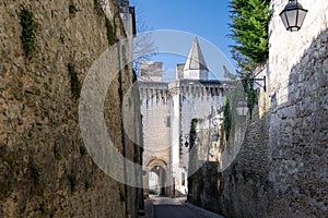 Porte Royale, or Royal Gate, in Loches, Indre et Loire, France