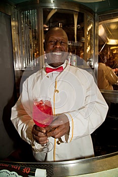 Porter on the Troop Train