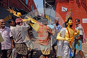 Porters of Kumartuli.