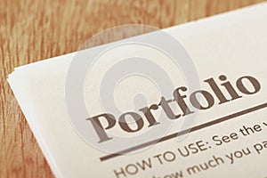 A portfolio is a collection of financial investments like stocks, bonds, commodities, cash, and cash equivalents, including closed