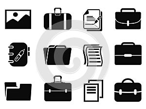 Portfolio icons set