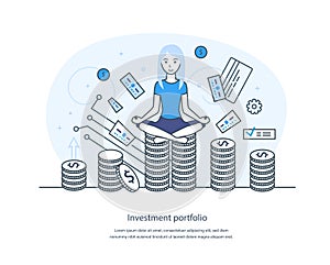 Portfolio investment income, profit from investments, dividends and capital gains