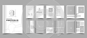Portfolio layout template architecture portfolio interior portfolio design