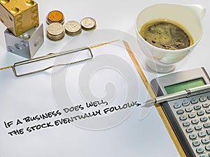 Portfolio Management Concept. photo