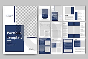 Portfolio template Design and Architecture Interior catalog layout, brochure layout design