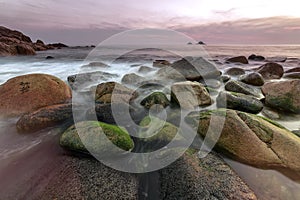 Porth Nanven - Cot Valley West Cornwall at sunset