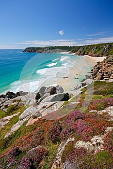 Porthcurno, Cornwall, UK. photo