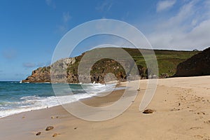 Portheras beach Cornwall Cornish coast South West of St Ives