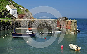 Porthgain harbour, Pembrokeshire, Wales photo