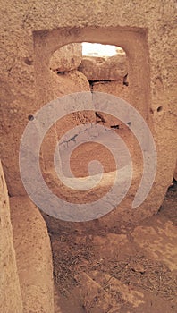 Porthole Doorway Hagar Qim Temple