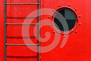 Porthole and ladder