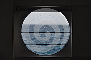 Porthole sea view