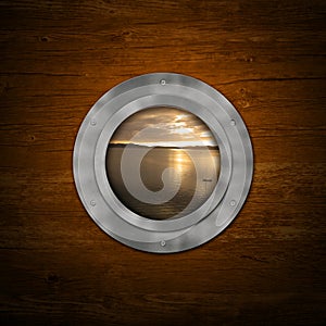 Porthole view