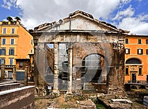 Portico D'Ottavia. Rome. Italy.