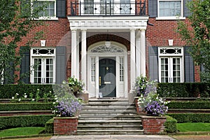 Portico entrance photo